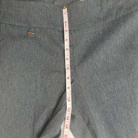 NWT Macy's Alfani Dark Heather Grey Skinny Dress Pant Tummy Control Trouser, 6 - Picture 10 of 10